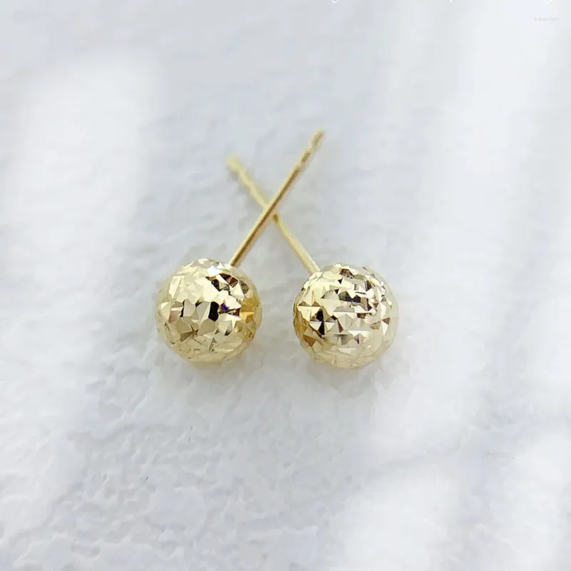 Stud Earrings Sinya Au750 Fine Jewelry Women Girls Mum Gift Arrvial Pineapple Balls Beads Design 18k Gold Earring 5mm