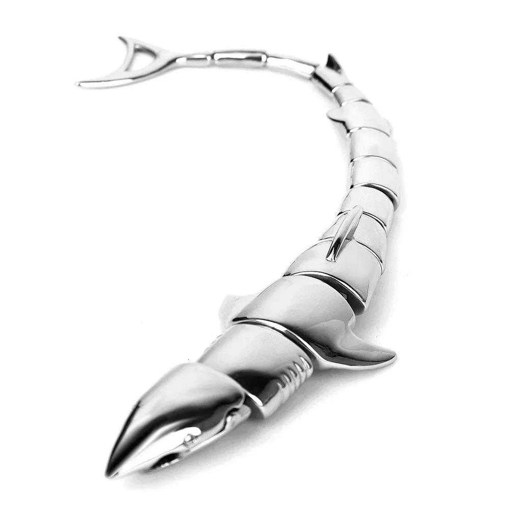 Shark Bracelet Punk Style Wristband Bands Gothic Unisex Men Women Men's Bracelets 240313