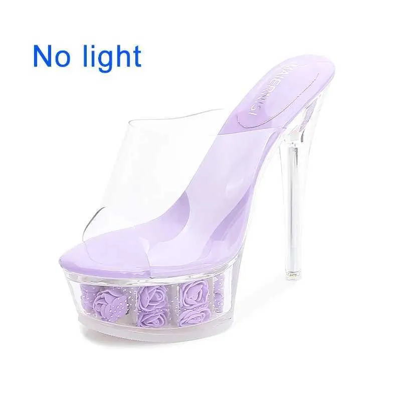 حذاء اللباس الكريستال النعال النساء سوبر عالية الكعب بالإضافة إلى حجم المنصة الشفافة الصنادل منصة الرقص منصة الزفاف H2403216Qromah2