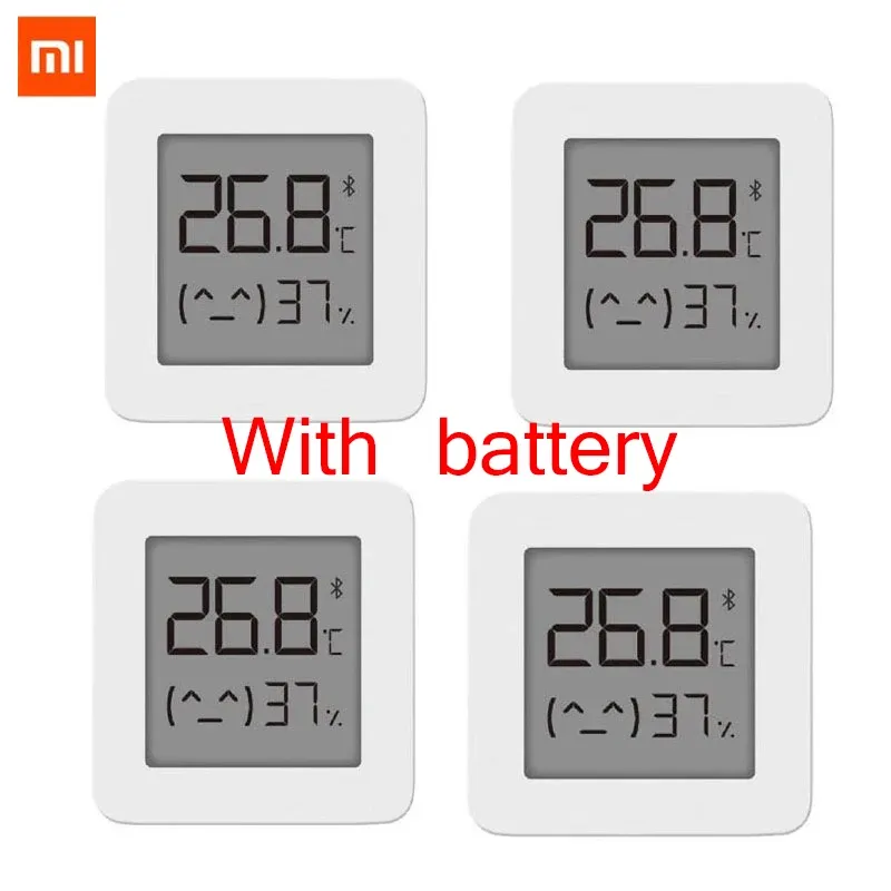 Kontrol Xiaomi Mijia Bluetooth Termometre 2 Kablosuz Akıllı Higometre LCD Ekran Dijital Sıcaklık Nem Sensörü Nem Ölçer