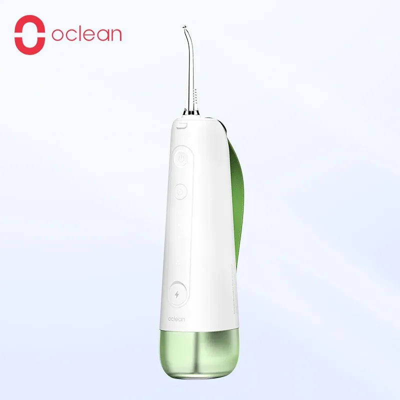 Zaagbladen Oclean W10 Irrigateur oral portable Jet d'eau Flosser Ipx7 Irygator rechargeable Irigateur de blanchiment dentaire intelligent amélioré à partir de W1