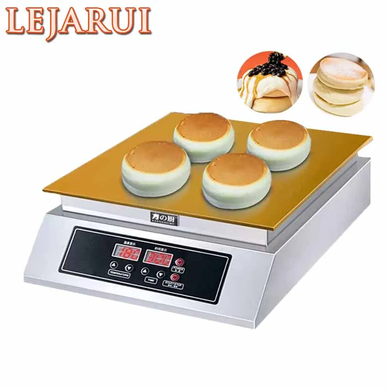 Commerciële roestvrijstalen pannenkoekmachine Souffle Dorayaki-machine