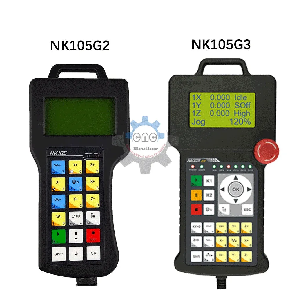 Schrijnwerkers Nk105 G2 G3 Diy 3 As 4 As CNC Motion Control Systeem Houtbewerking Graveermachine Handvat Offline Controller Weihong