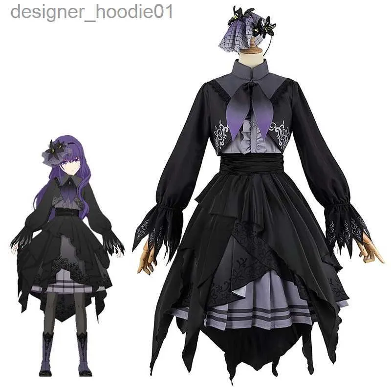 open lace back dress Partially Ready For Ship】DokiDoki-SR Anime Cosplay Costume Women Purp –  dokidokicosplay