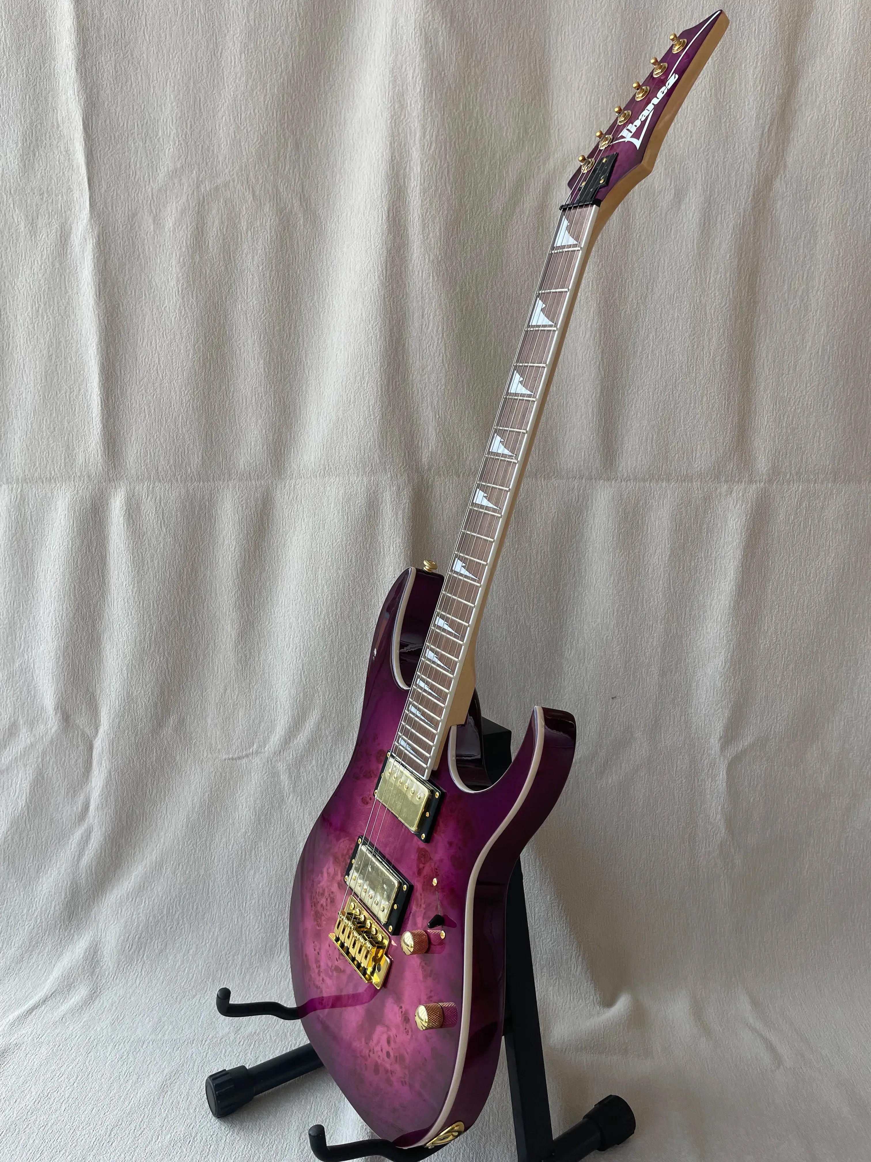 Guitar Custom GRG220PARLB RG GIO Series Electric Guitar, Royal Purple Burst