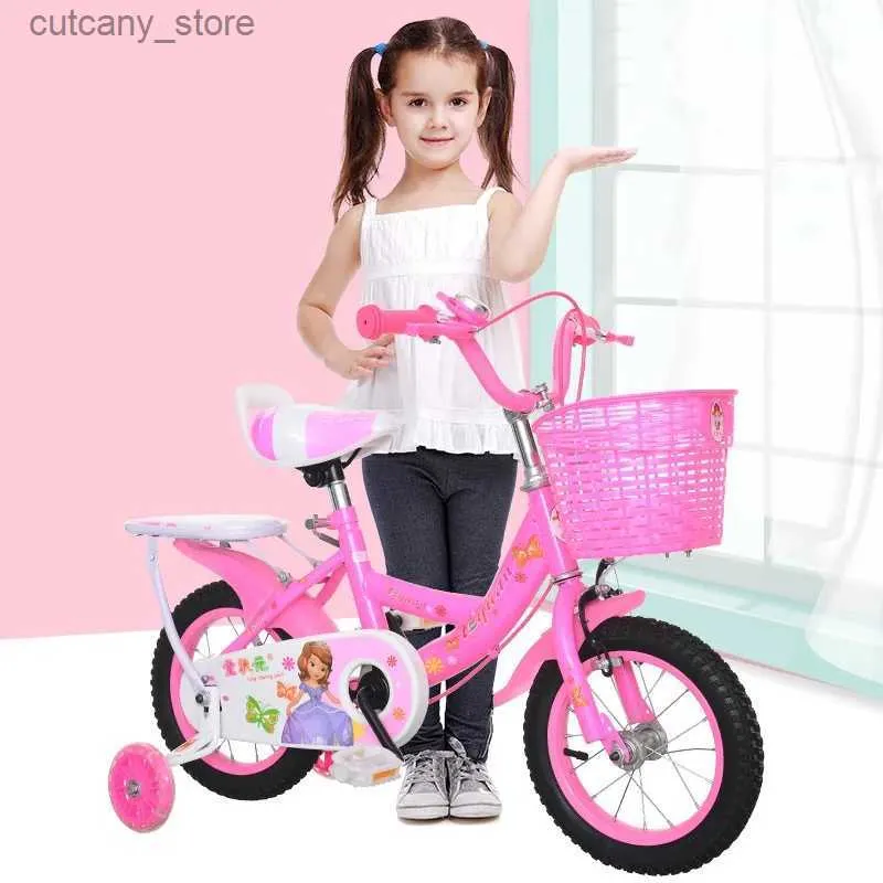 Bicicletas Correpasillos Ciclismo Ciudad Bicicletas para niños Cochecitos para niños y niñas Bicicletas Princess de 12 pulgadas, 14 pulgadas, 16 pulgadas y 18 pulgadas Nuevo Dropshopping L240319