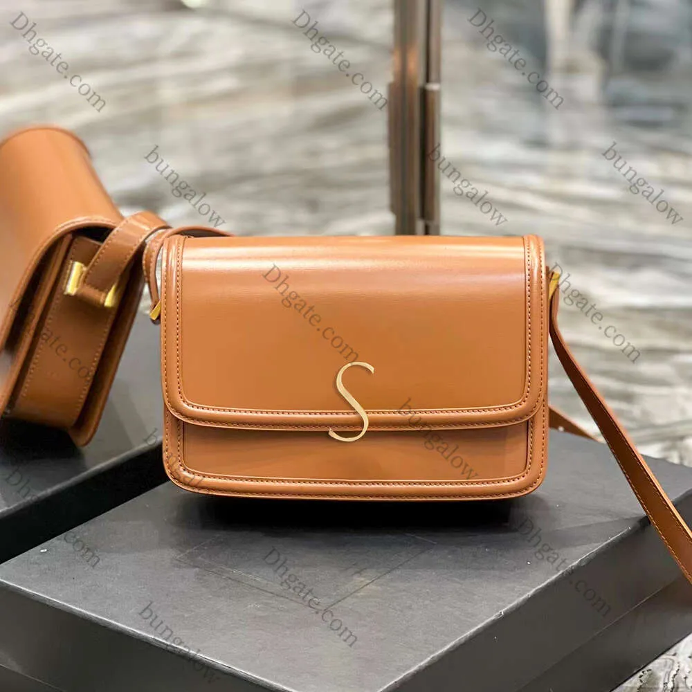 2024 Luxe handtas Hoge kwaliteit designer tas Zonsondergang Solferino Tofu Schouder Messenger Bag Dames Man Zwart Lederen Portemonnee Envelop Clutch Crossbody Gewatteerde tas