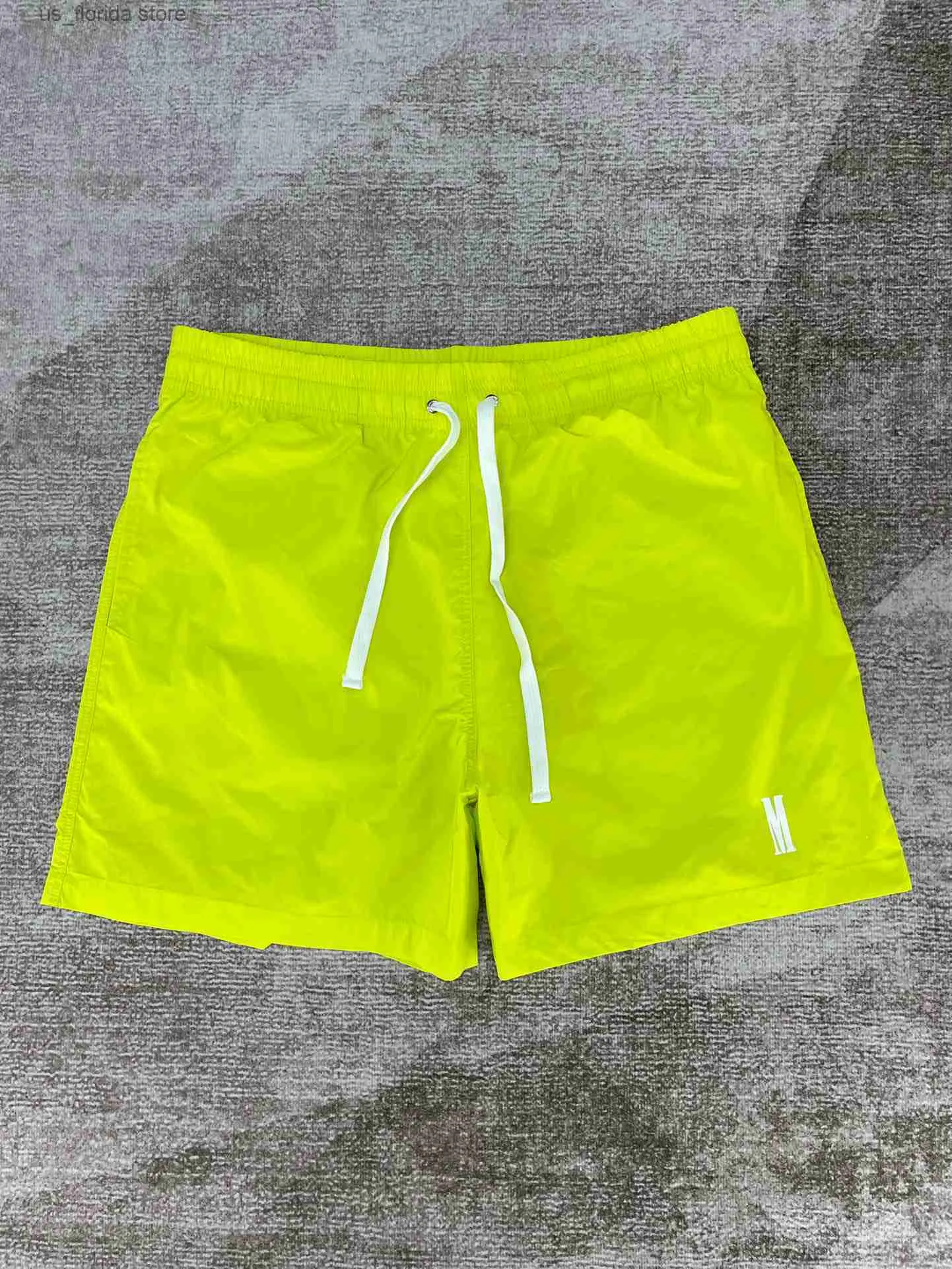 Männer Shorts High-end-Qualität Benutzerdefinierte Strand Hosen Shorts Brief Gedruckt Kordelzug Sommer Strand Shorts Mann Y240320