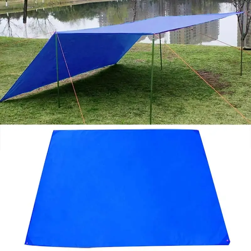 Skyddsrum tält tarp markis solskugga regn skydd strand camping picknick dyna fuktbeständig matta xrhot