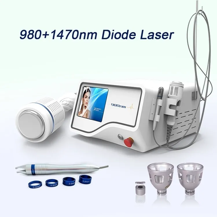 Taibo 10W eliminación vascular de alta frecuencia/láser de diodo 980nm/5 en 1 eliminación de sangre roja de diodo de 980nm