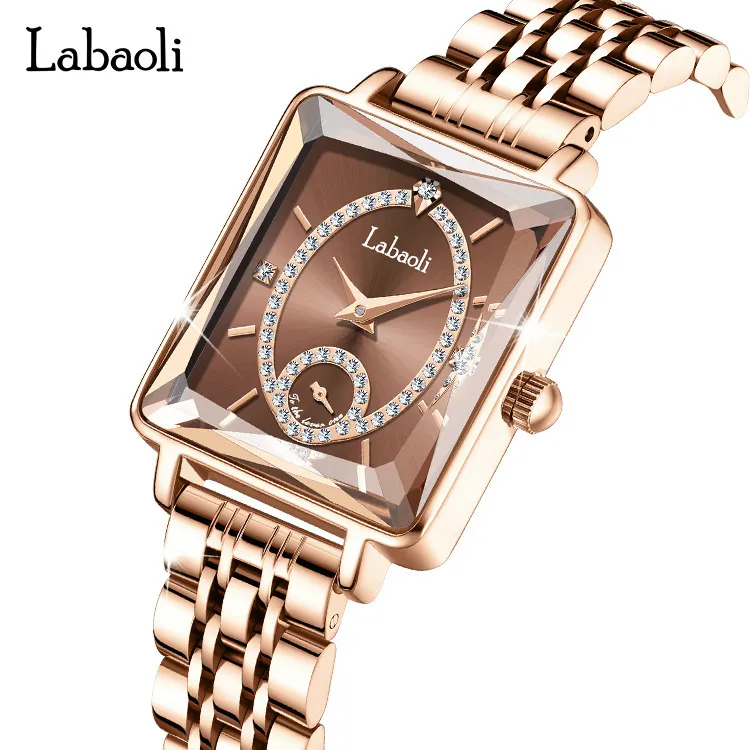 Labaoli La Baoli Douyin Live streaming Fashion Hot dameshorloge Luxe waterdicht stalen dameshorloge groothandel