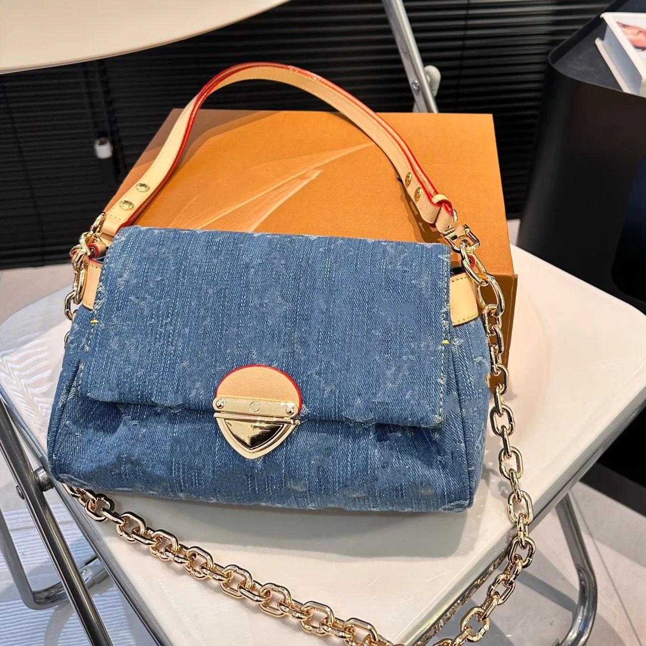 Mode Cowboy Denim Schulter -Crossbody -Taschen Jeans Leinwand kleine Kartenhalter Einkaufsfrauen Frauen Clutch Sack Designer Bag Handtasche Frau Freizeit Brieftasche