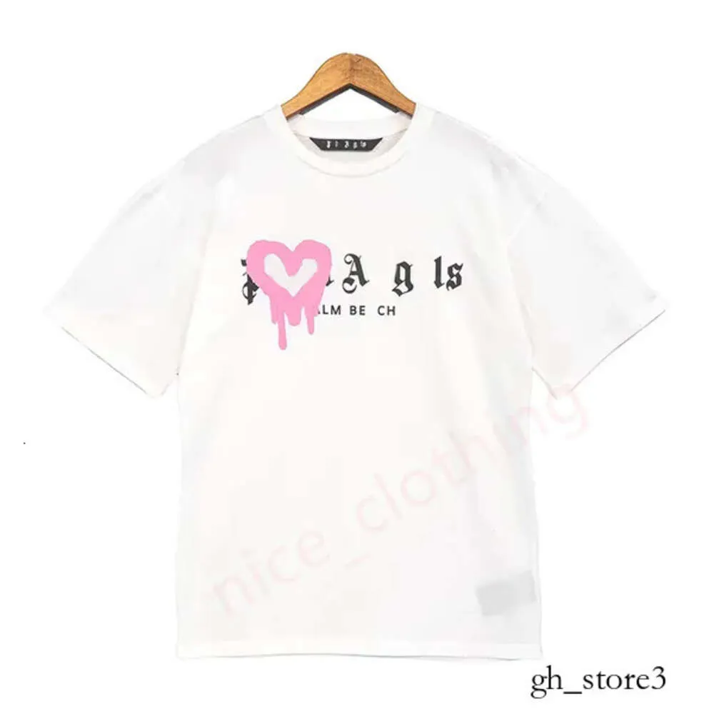 Palm Angles Camiseta Designer PA T-shirt Marca de Luxo Tees Imprimir Palms Camisetas Mens Womens Angles Manga Curta Casual Crew Neck Tops Roupas S-XL 445