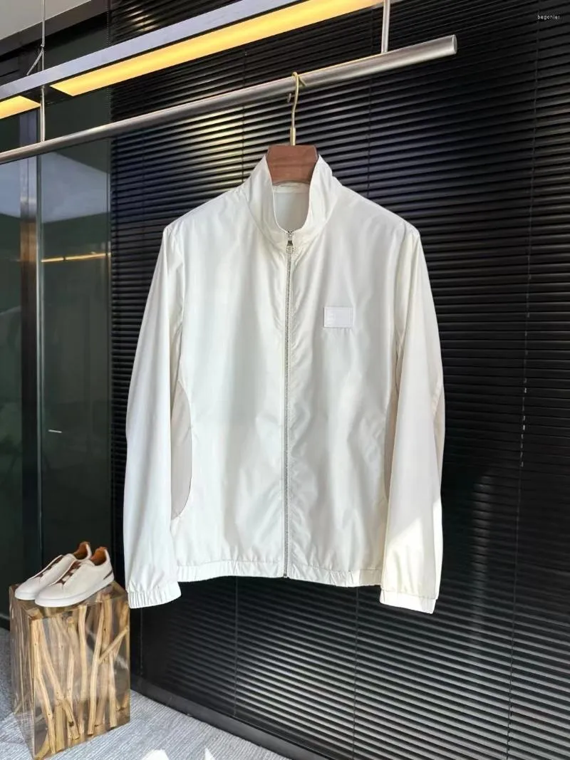 Мужские куртки 2024, весенние индивидуальные куртки для бизнеса и отдыха, ветрозащитные, непромокаемые материалы, модное пальто для поездок на работу