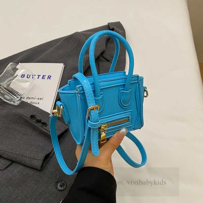 Sac à Bandoulière Mignon Pour Enfant - Style Bonbon En Simili Cuir - Petit Sac Fille