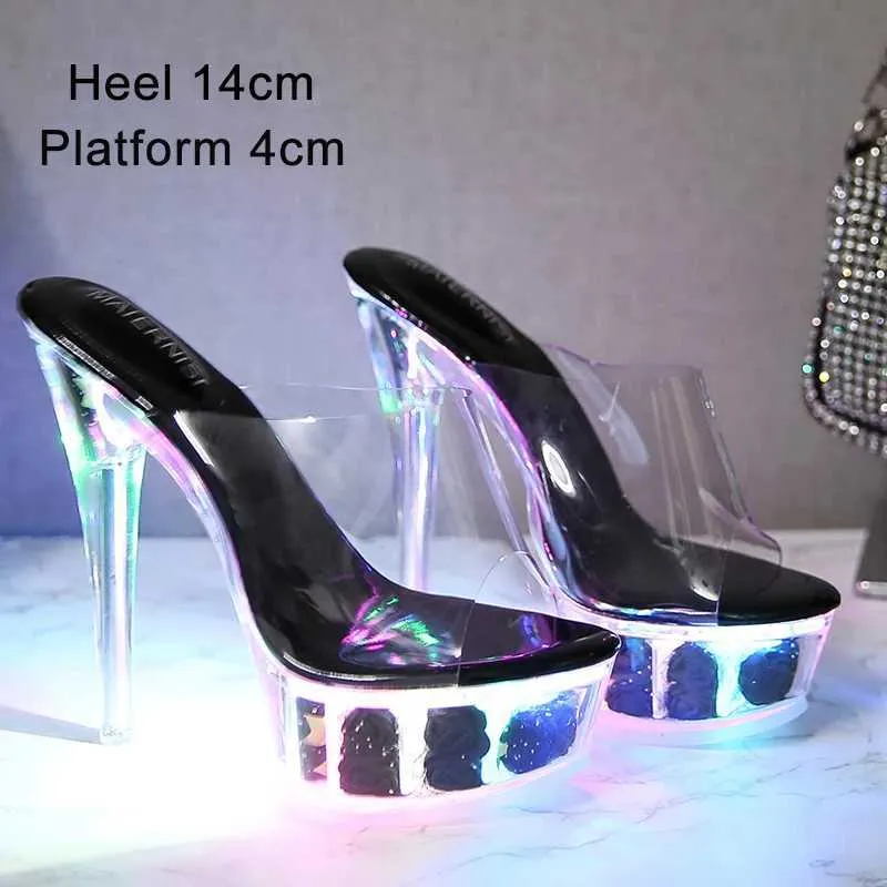 Elbise ayakkabı terlik kadın pastoral seksi süper yüksek topuklu aydınlık stiletto platform sandalet şeffaf model kristal düğün h240321zi9cqera