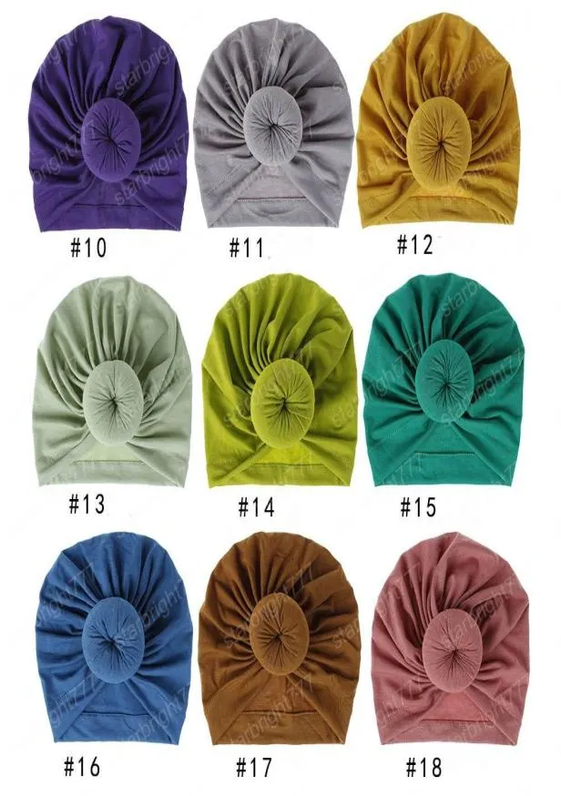 Primavera Autunno Donna Caldo Ciambella Arco Beanie Palla Nodo Turbante Cappello Cappello indiano6696481