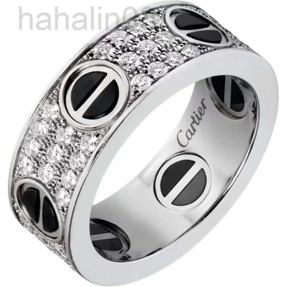 Ontwerper catier armband carier armband V Goud Hoge Editie Kajia S925 Sterling Verzilverd 18K Paar Ring Mode Lichte Luxe LOVE Ring Handgemaakte Ring