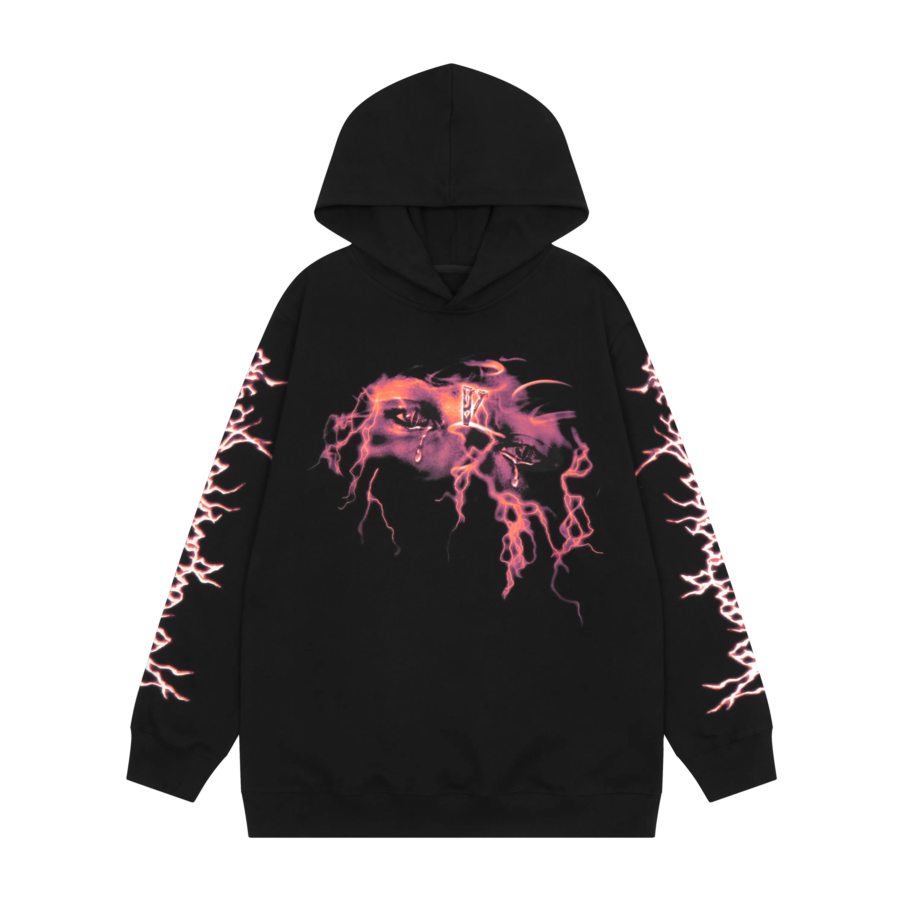 Vlone hoodie ny bomull lycra tyg män och kvinnors reflekterande lysande långärmad avslappnad klassisk modetrend mäns hoodie us size s-xl 6718