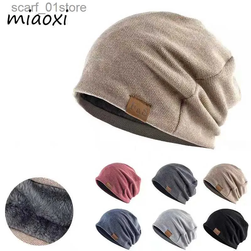 Chapeaux Foulards Ensembles Nouveaux Bonnets d'hiver pour Hommes Adultes Skullies Chapeau Chaud et à la Mode Os Doux et Confortable Couleur Chapeau de beauté Casual GorillaC24319