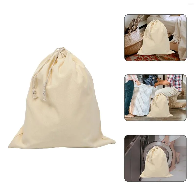 Мешки для белья Холщовая сумка Большие принадлежности для одежды Мешок для грязной одежды Контейнер Сверхпрочный