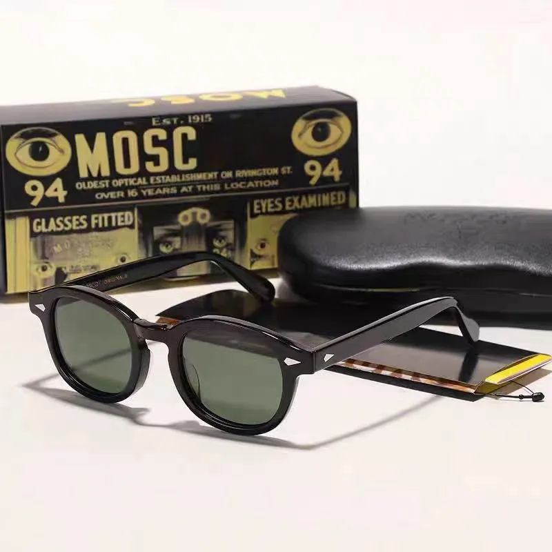 Klassische Mosaaa-Lemtosh-Sonnenbrille, Vintage-Polarisationssonnenbrille von höchster Qualität, 1915, mit Etui