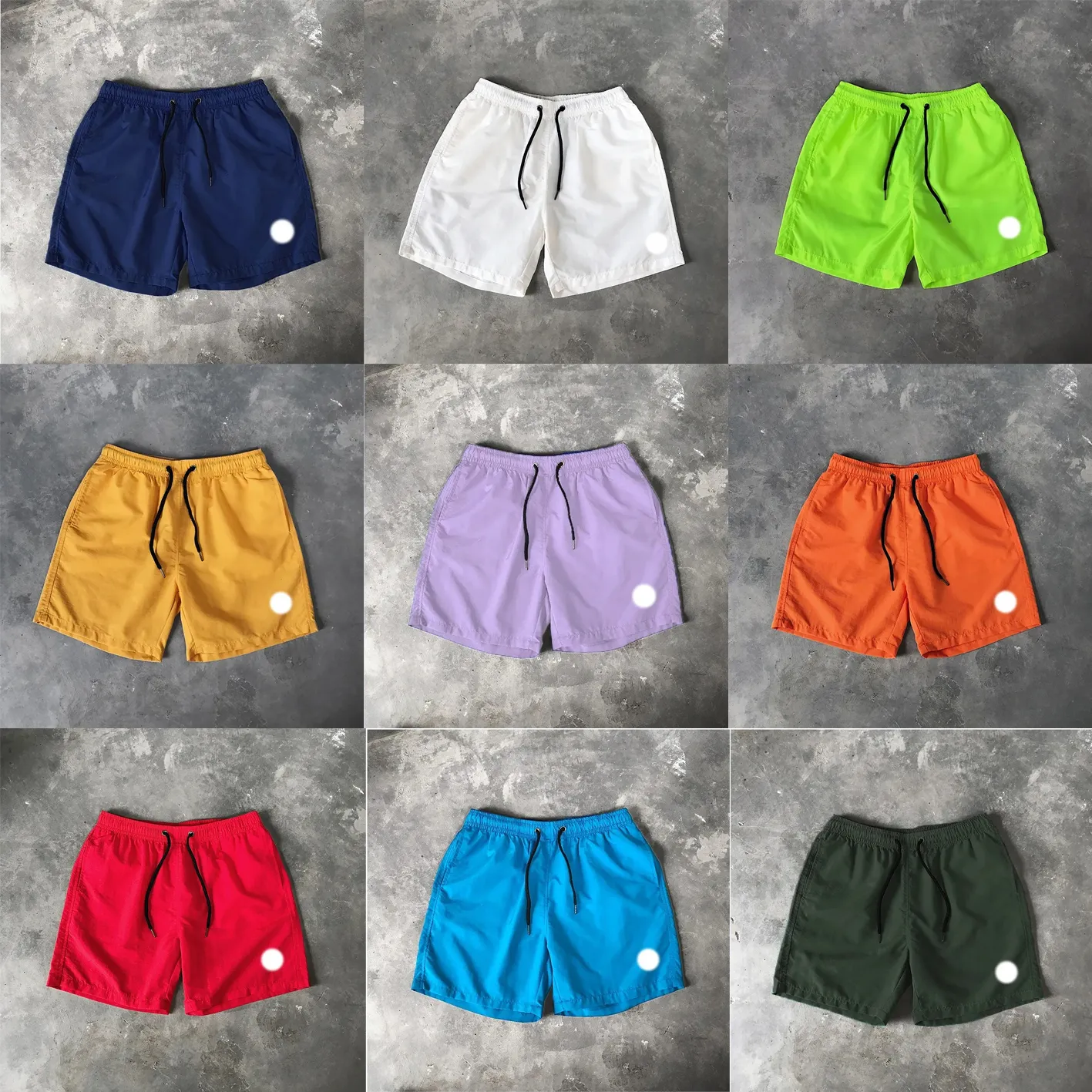 Shorts pour hommes de marque française de créateur - Vêtements de sport luxueux pour hommes, shorts respirants idéaux pour l'été, maillots de bain tendance pour femmes, tissu pur coton