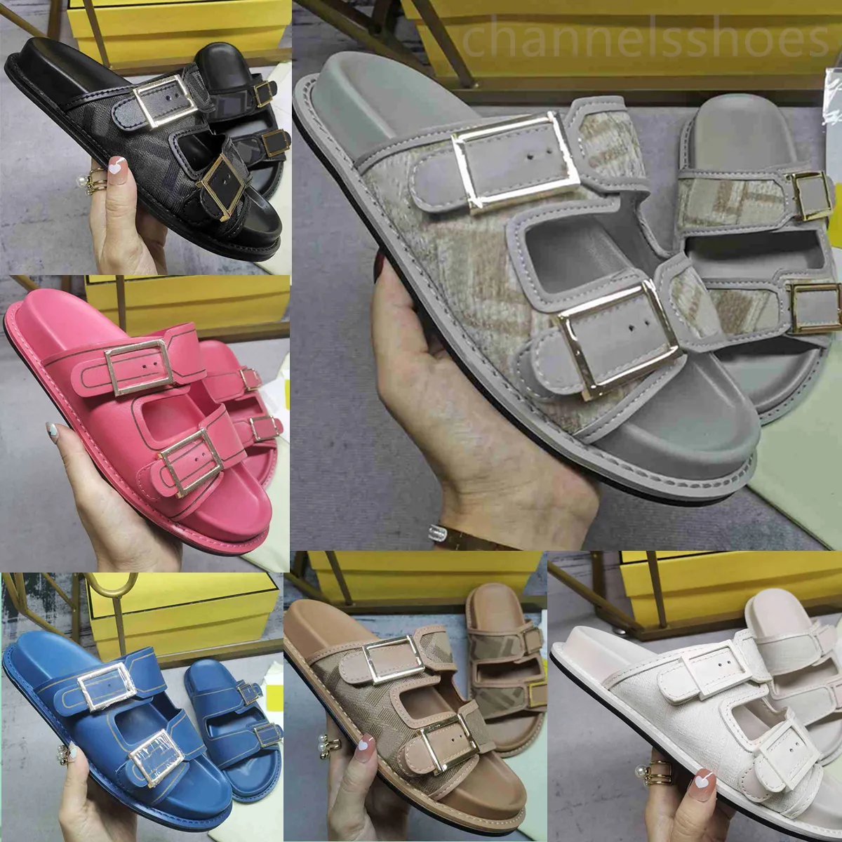 Plate-forme designer diapositives sandales de créateurs femmes chaussures de créateurs femmes chaussures hommes chaussures sandales célèbre designer femmes été pantoufles plage chaussure décontractée