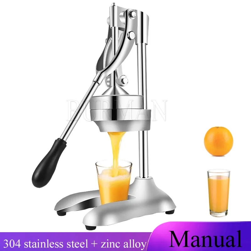 상업용 매뉴얼 쥬스 핸드 프레스 스테인레스 스틸 감귤류 주스 추출기 석류 오렌지 라임 레몬 압착기 과일 쥬스