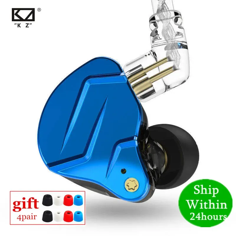 Cuffie KZ ZSN Pro X 1DD 1BA Driver ibrido HIFI In Ear Auricolari Bassi Auricolari Monitor in metallo Auricolare Sport Auricolare KZ ZSNPROX ZS10pro ZSX