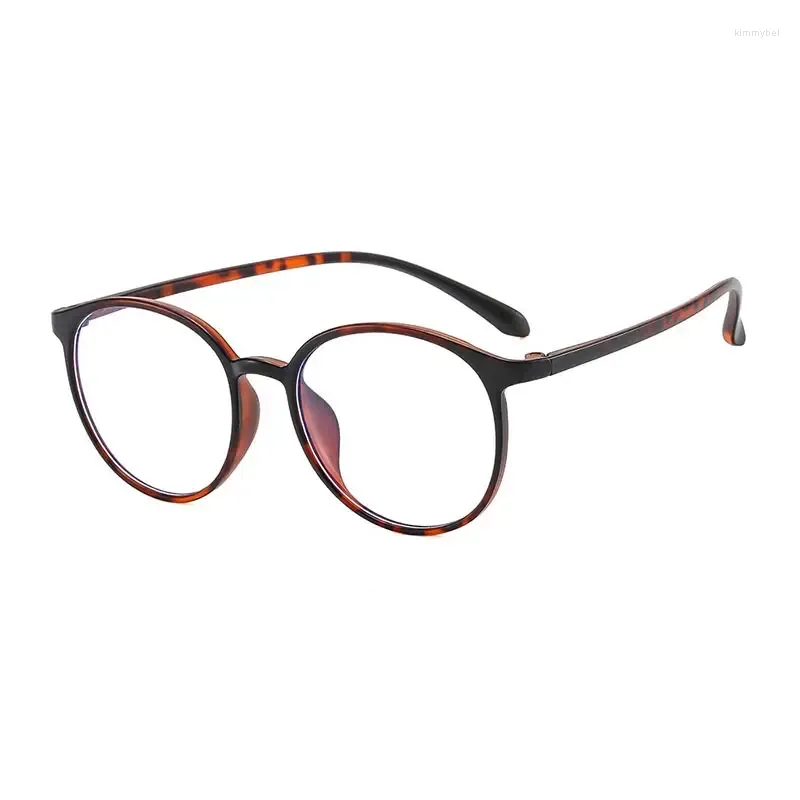 Sunglasses Frames Literary And Artistic Large Frame Plain Face Round Fashionable Slimming Appearance Pure Desire Cool Brown L6814