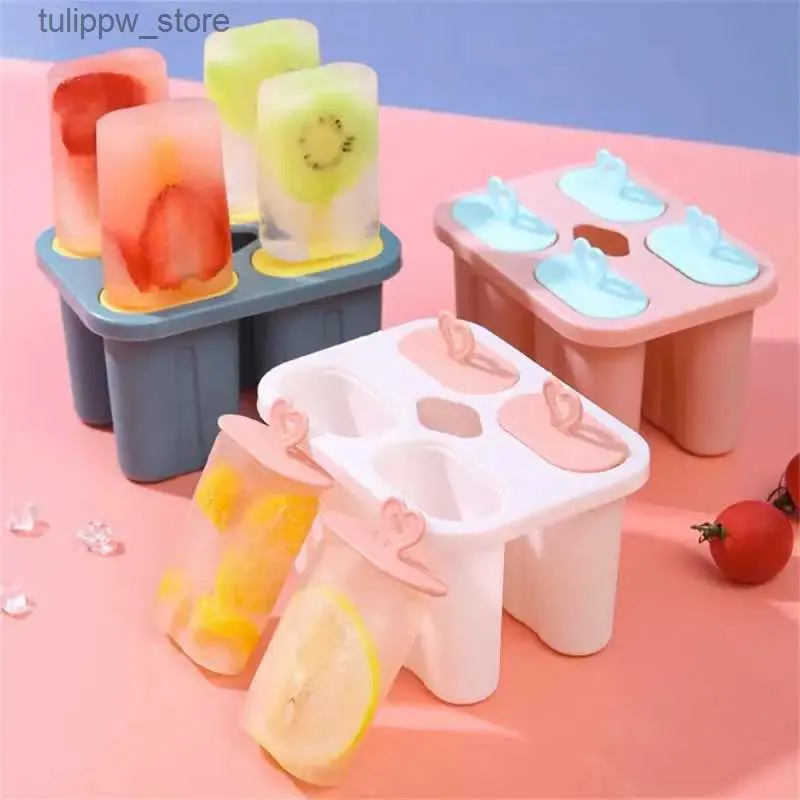 Narzędzia do lodów krem ​​do otworów formy Popsicle formy domowej roboty zamrażarki sok owocowy sok lodowy formę gadżety kuchenne L240319