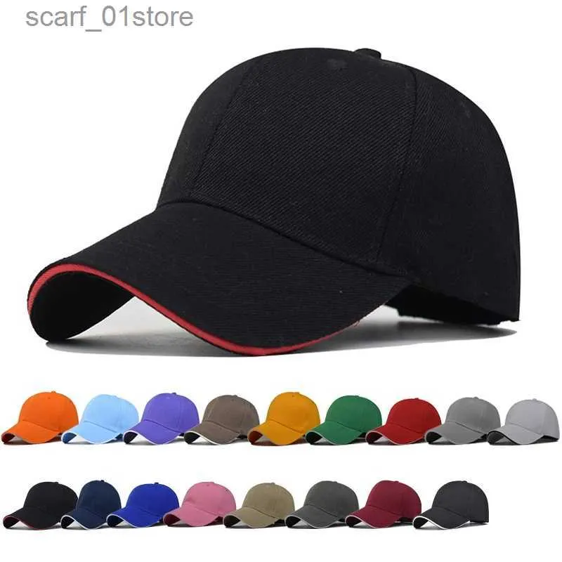 Casquettes de baseball C Snack Hat Polyester épais printemps automne C couleur unie C garder au chaud Hip Hop adapté aux hommes en gros C24319