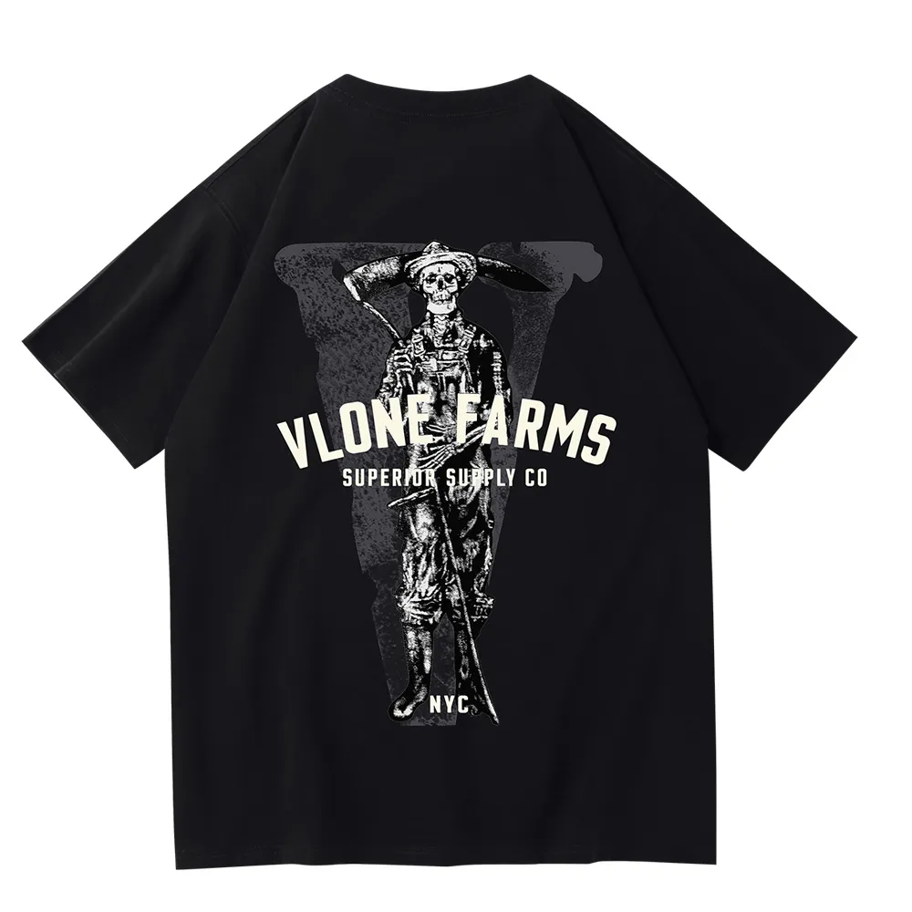 vlone 오리지널 디자인 남자 티셔츠 vlone 로고 여름 만화 칼라리스 슬리브 레터 느슨한 다목적 탑 티셔츠 핑크 블랙 흰색 빨간 146