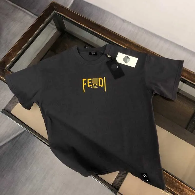 Camicia da uomo firmata Fenjia T-shirt a maniche corte in puro cotone per uomo Estate 2024 Nuova marca alla moda Abbigliamento per ragazzo adolescente Fkyp