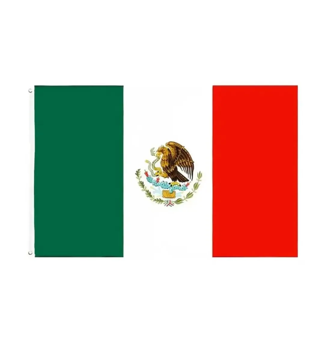 DHL MX MEX Mexicanos Mexicaanse vlag van Mexico Hele directe fabriek Klaar voor verzending 3x5 Fts 90x150cm4047097