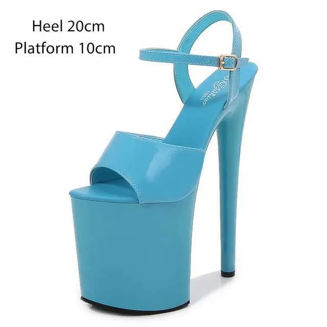 Dress Shoes Pole Dance Model Women Catwalk Sandals 9 13 15 17 20 CM Sexy High Heels Platform Girls Shoe Party Stiletto H240321GWNVG5ZE