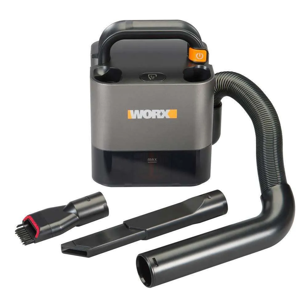 WORX WX030L.9 Компактный пылесос Power Share Cordless Cube Vac, 20 В, только инструменты, черный