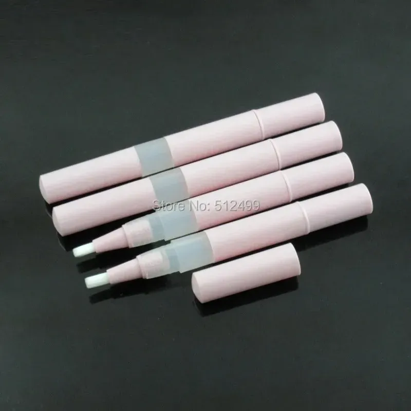 Flaschen 10/30/50/100 Stück 2,5 ml leere rosa Foundation Flüssigkeit rotierender Nagelölstift ätherisches Öl Stift kosmetischer Ölfüllstift Lipgloss