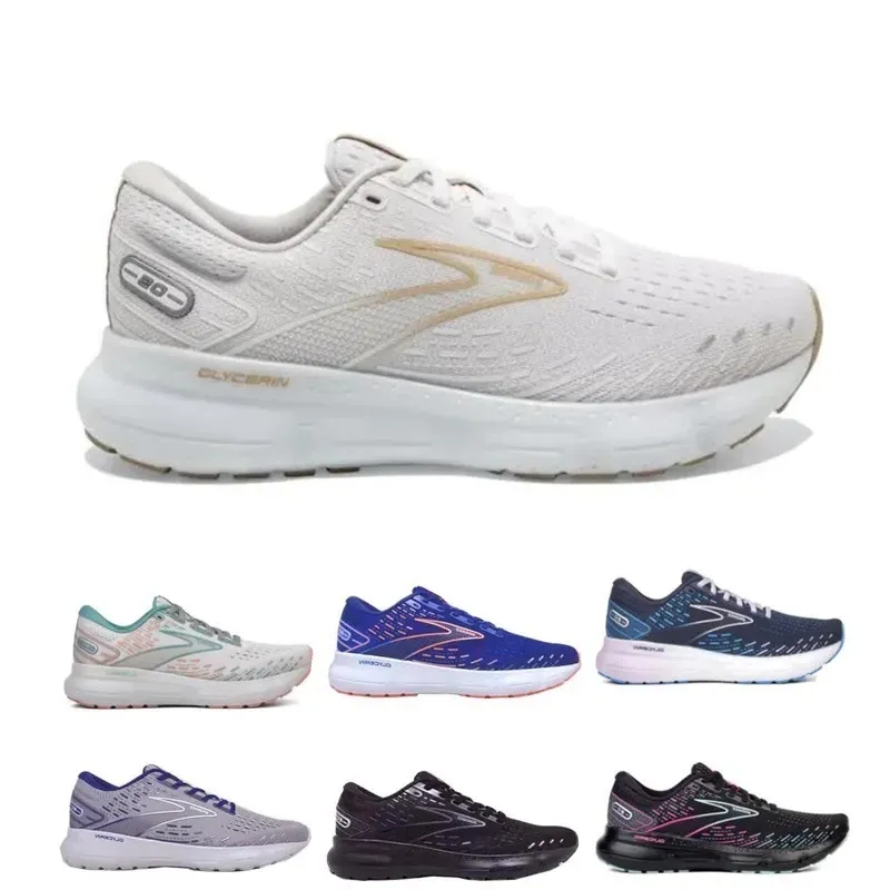 Brooks Glycerin GTS 20 Unisex Running Shoes 여성 및 남성 스니커 테니스 신발 신발 공급 업체의 새로운 도보 스포츠 제품 Ocean Big Size 46