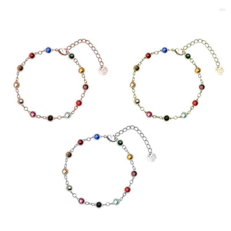 Модный и универсальный красочный браслет Strand, изящные ручные завязки, очаровательные подвески для женщин