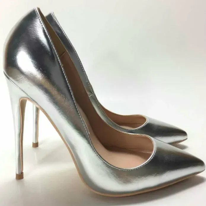 Laarzen Keshangjia Woman's Shoes Damespumps wijzen teen hoge hiel stiletto klassieke pompen sier gesloten teen pumps prom schoenen