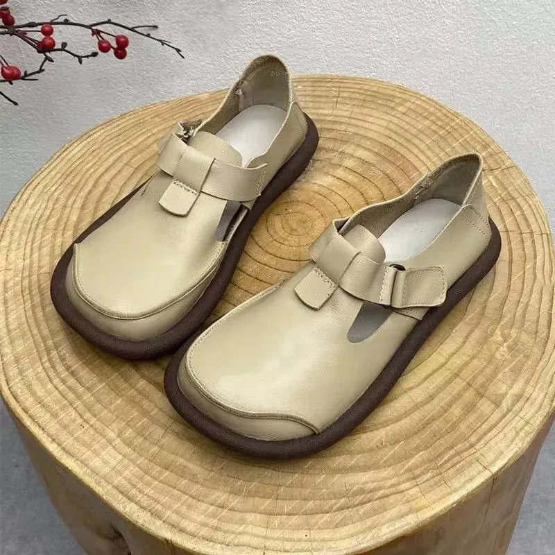 Flats Wertzk 3cm 천연 PU 가죽 여름 여름 여름 여성 웨지 스니커 플랫폼 플랫 웨지 모카신 샌들 스프링 암컷 신발