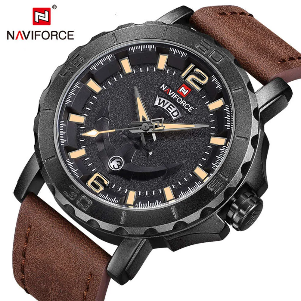 NAVIFORCE Men's Fashion Business Quartz Wristwatches Creative Sports Watches Men Brand Watch Clock Male Relogio Masculino