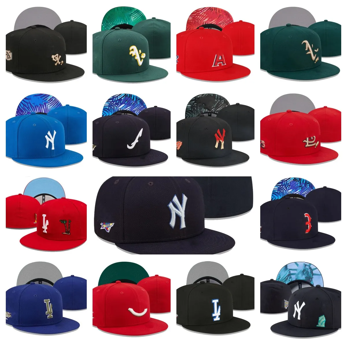 2024 grossist alla lag logo basket täppback baseball snapbacks män designer hatt brev bomull broderi fotboll snapbacks hattar hip hop utomhus