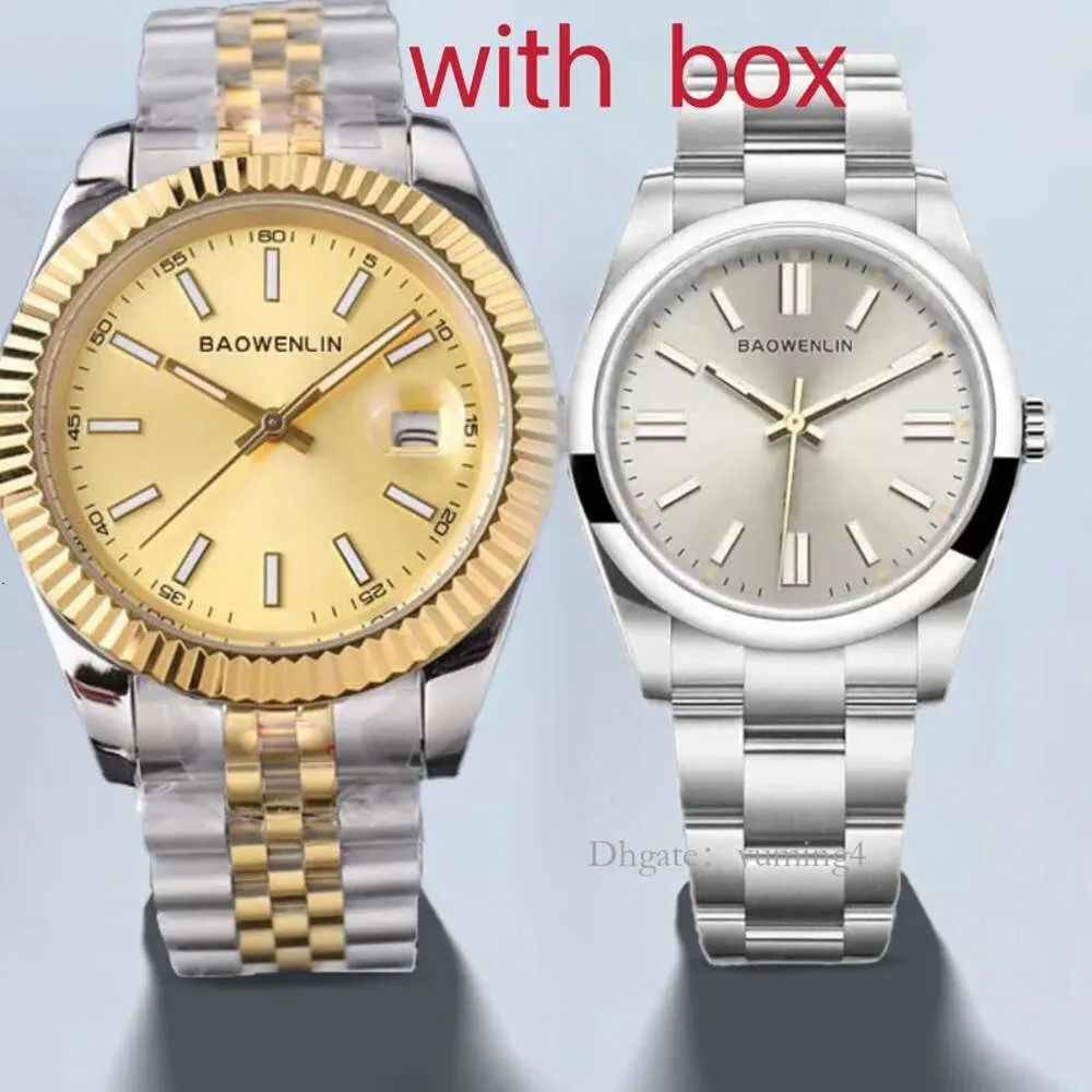 Högkvalitativ rörelse klockor Datejust Mens Designer Watch Womens Montre Orologio Automatisk mekanisk rostfritt stål MAN 41mm Lady 31mm 36 armbandsur