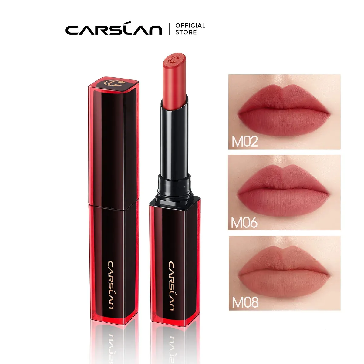 LAN 8 couleurs crème légère longue tenue rouge à lèvres mat longue durée tasse antiadhésive hydratante teinte rose nue maquillage cosmétique 240315