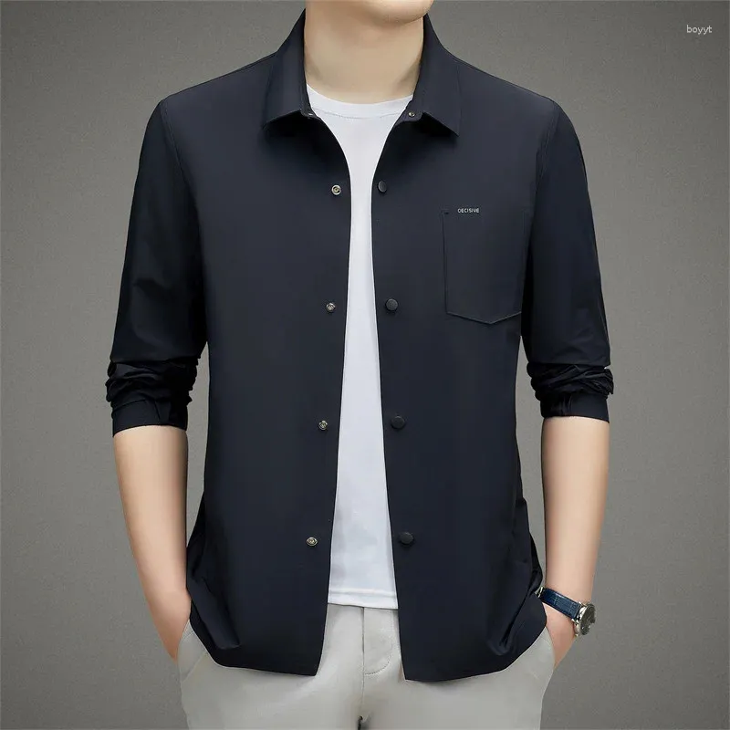 Men's Jackets Sunscreen Top Grade Summer Luxury Korean Fashion Male Casual Parkas 2024 Men Business Outerwear & Coats