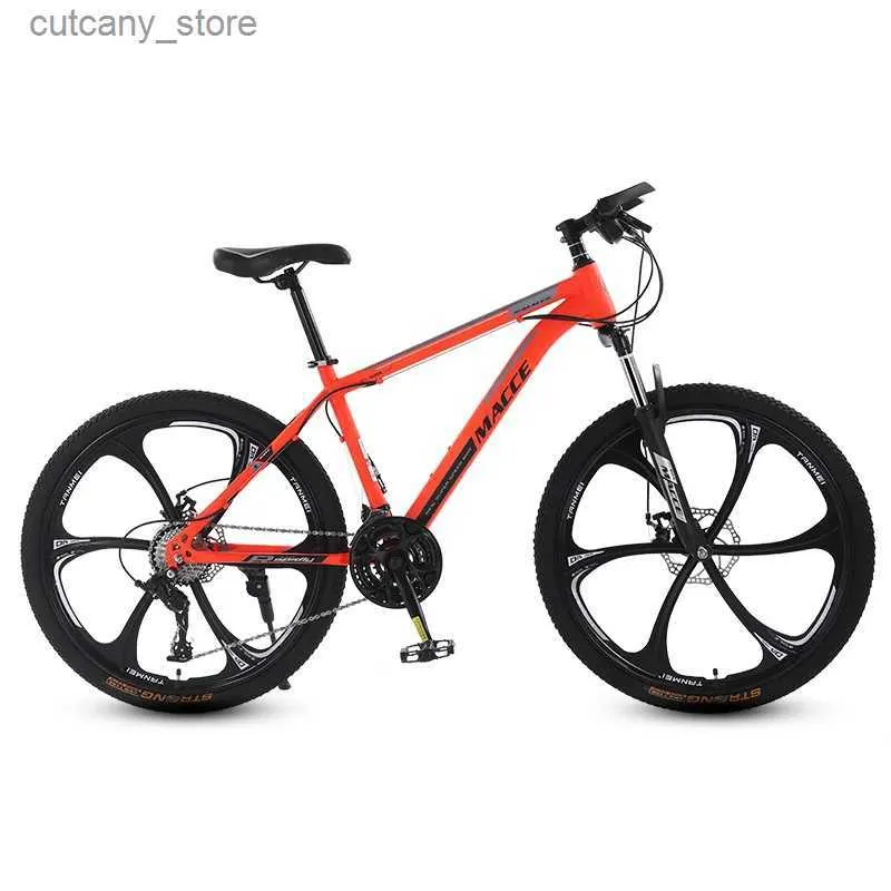 DHgate 26 Mountain Bike 30 Speed Disc Brake Bicycle Ride On MACCE Off Road Biking for Adults and Students L240319 Toys Gifts