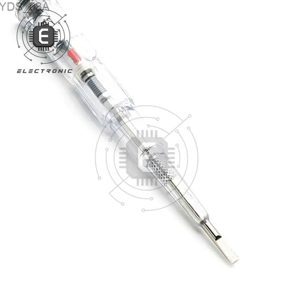 Medidores de corrente à prova d'água induzidos caneta testadora elétrica chave de fenda sonda luz testador detector ac/dc 70-250v caneta de teste 240320